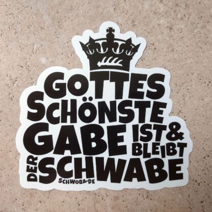 1 x Gottes schönste Gabe AUFKLEBER