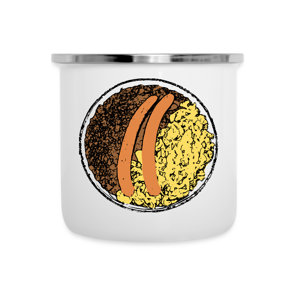 Emaille-Tasse LINSEN SPÄTZLE SAITEN