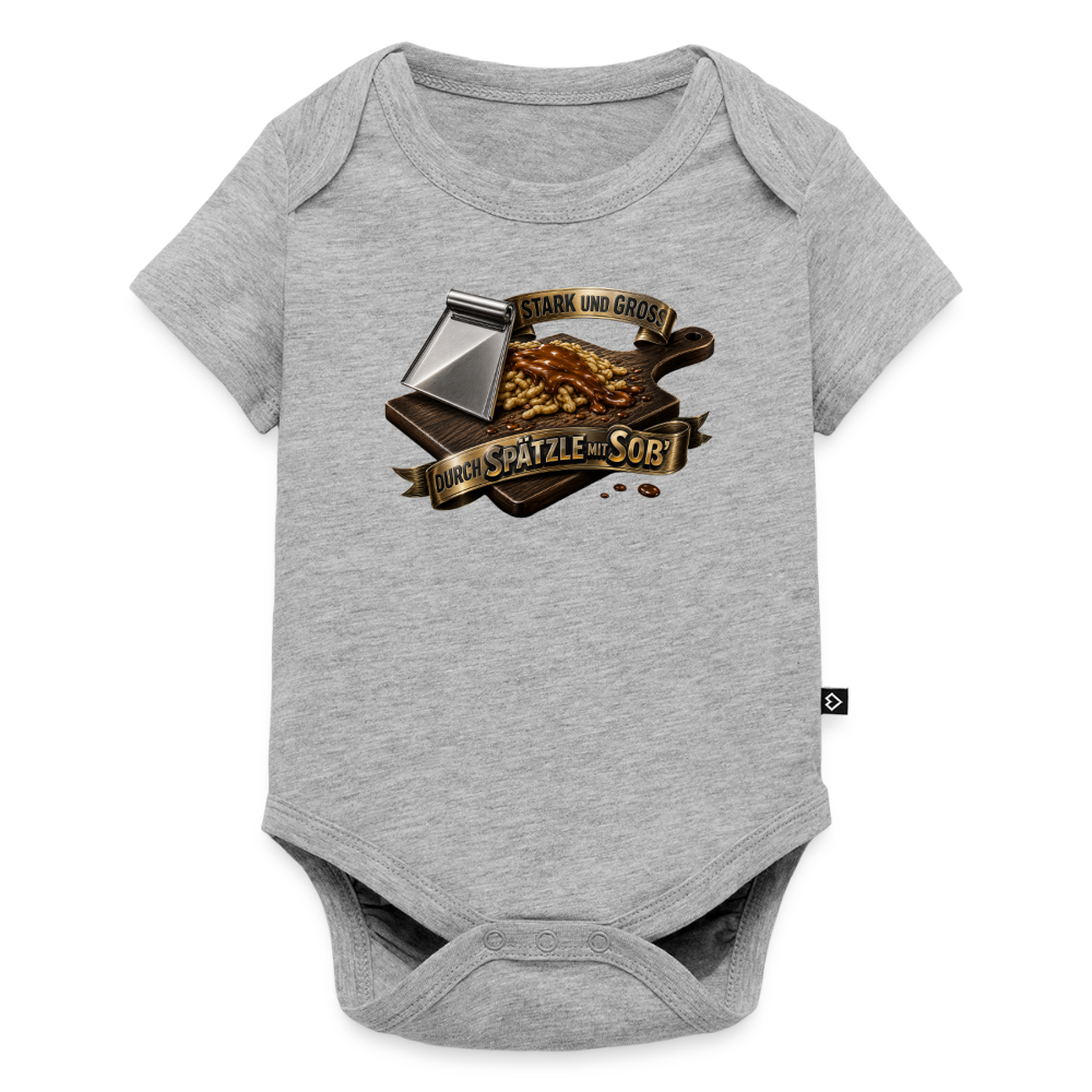 Baby Bio-Kurzarm-Body STARK UND GROß – Bild 2