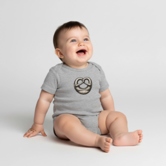 Baby Bio-Kurzarm-Body BREZEL