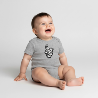 Baby Bio-Kurzarm-Body LA MI EN RUA